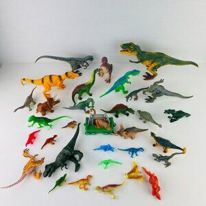 Dinosaurs Pretend Play Lot For Kids Girls Boys Many Types & Sizes Cool Animals